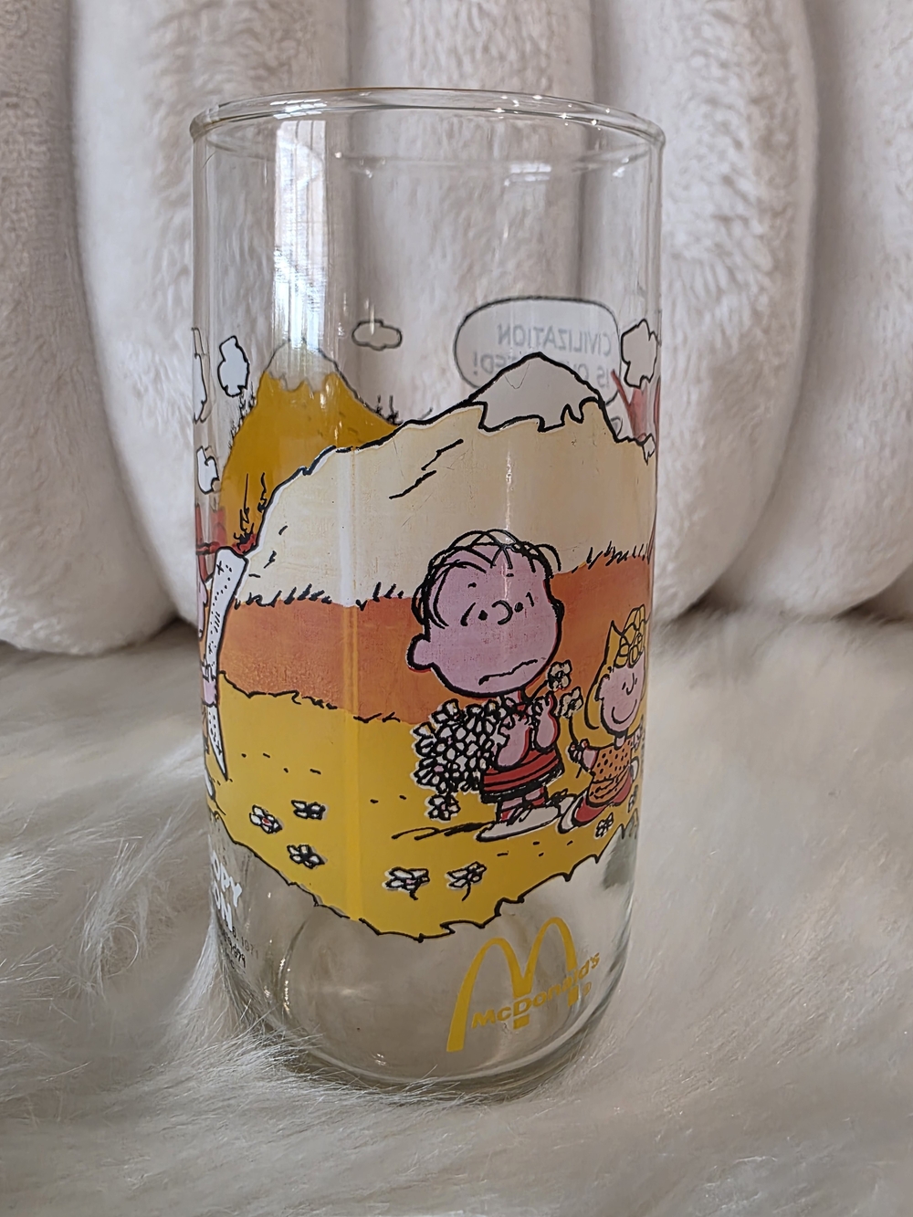 Snoopy Peanuts Tall Glass - McDonalds Vintage - Picture 7 of 11